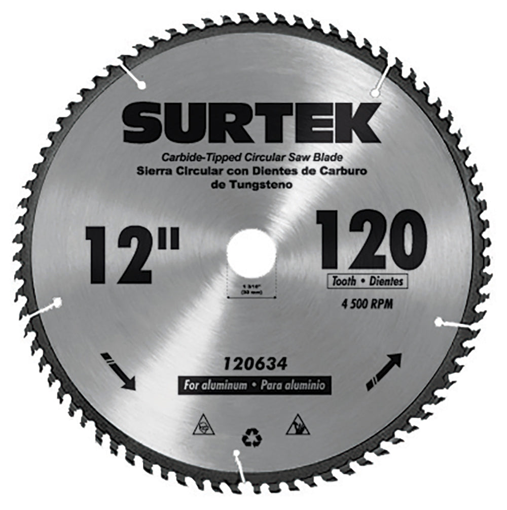 Disco para sierra circular para corte madera 60 dientes, 12" Surtek