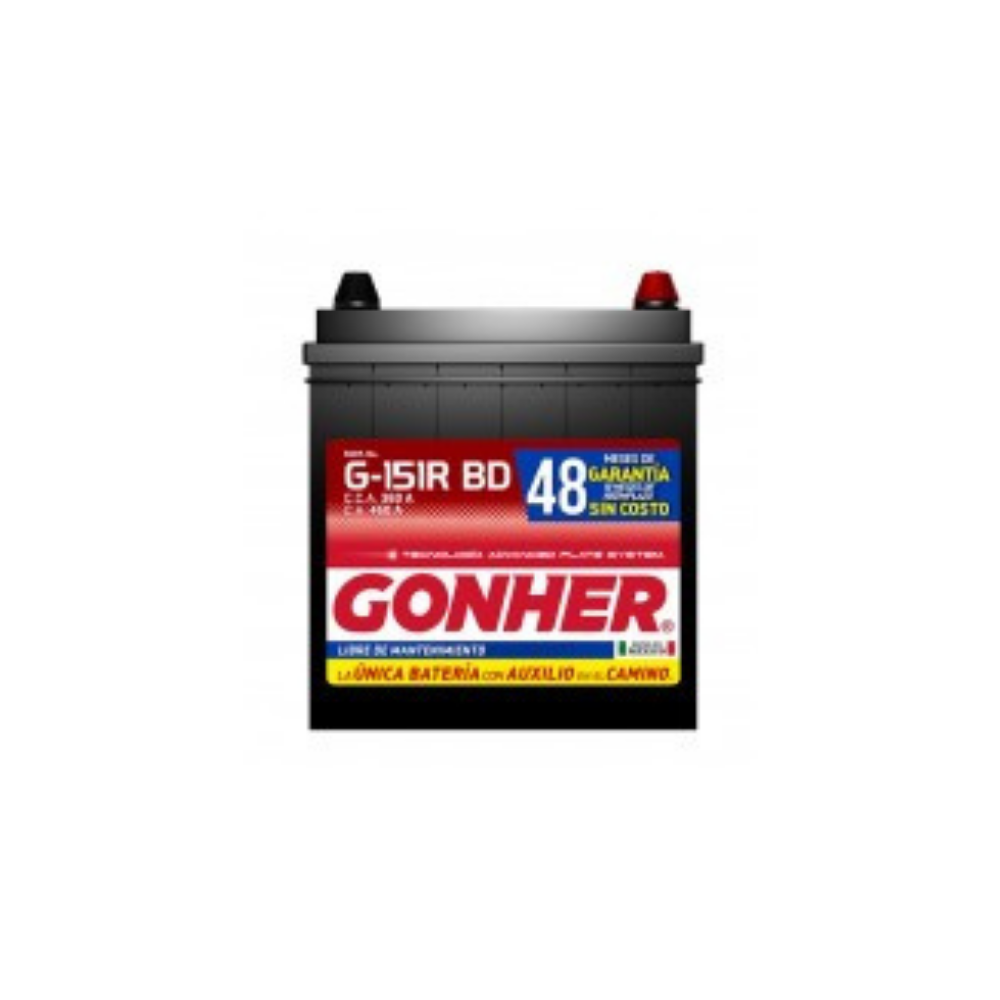 Batería Automotriz Gonher G-151R BD