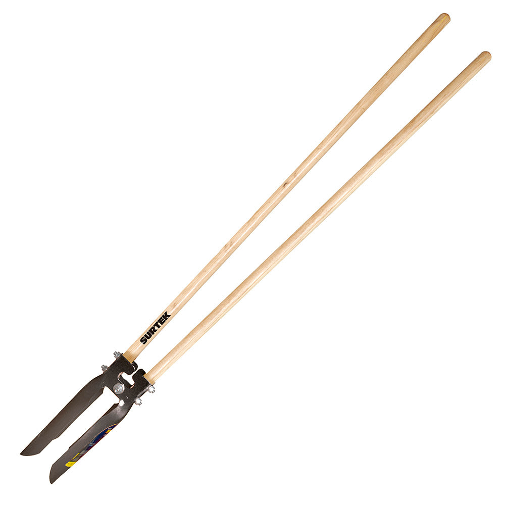 Cavahoyos con mango de madera 48", 6" Agrícola Surtek