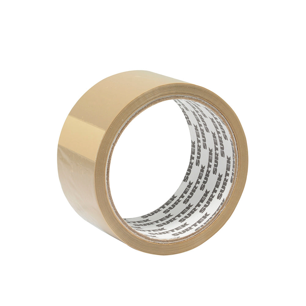 Cinta canela hot melt para empacar 48 mm x 50 m Surtek