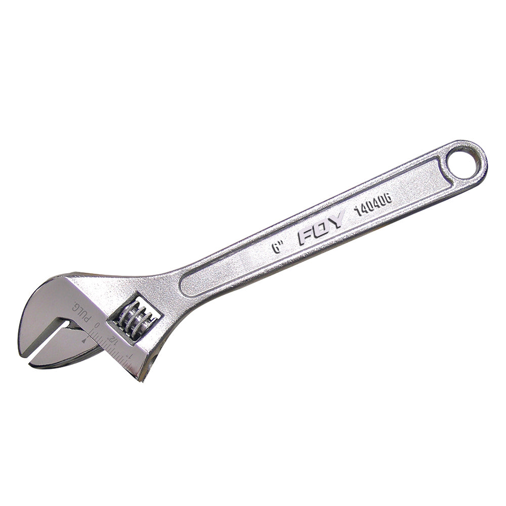 Llave ajustable cromada 6" Foy