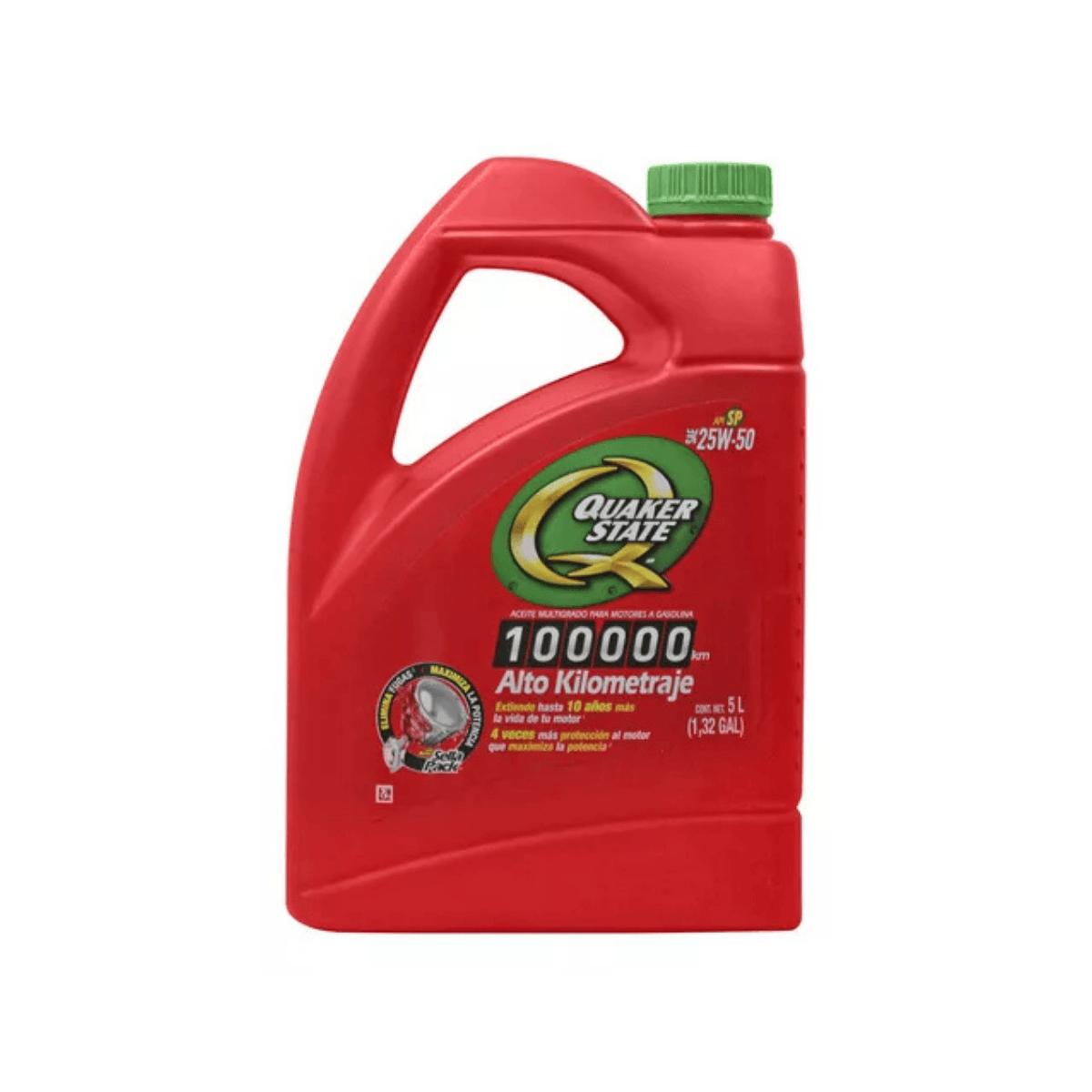 Aceite Quaker State Alto Kilometraje 25W50 | 5L