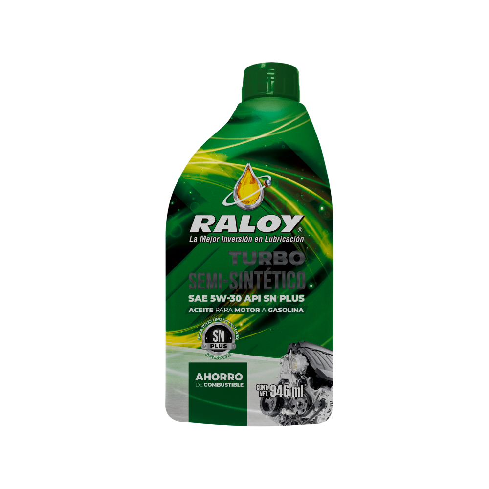 Aceite Raloy semi-sintético Racing Turbo 5W30 | 946 ml