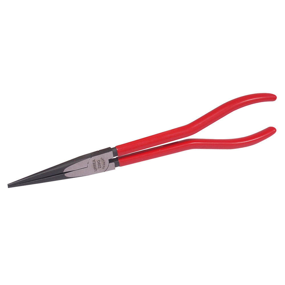 Pinza para electricista con mango rubber grip de 11" extra larga recta Urrea