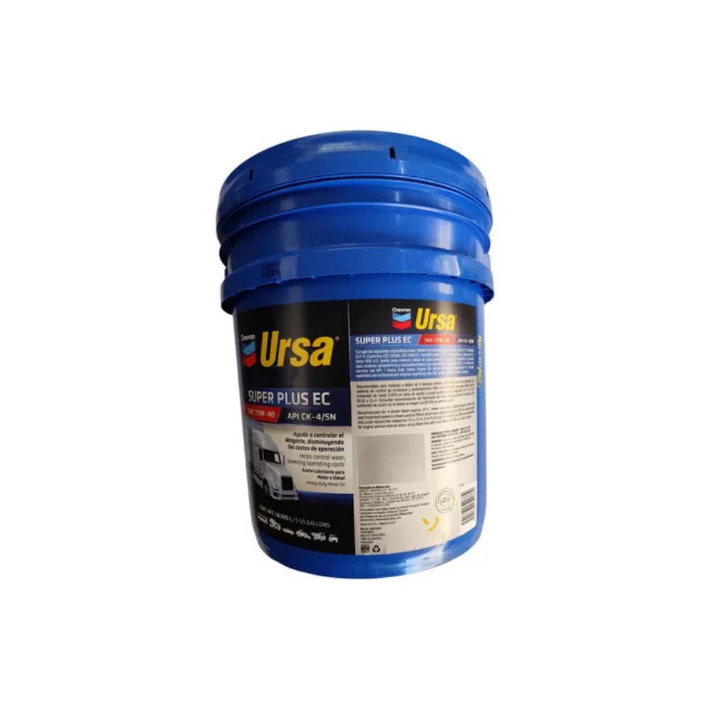 Aceite Motor Chevron Ursa Super Plus 15W40 | 19L