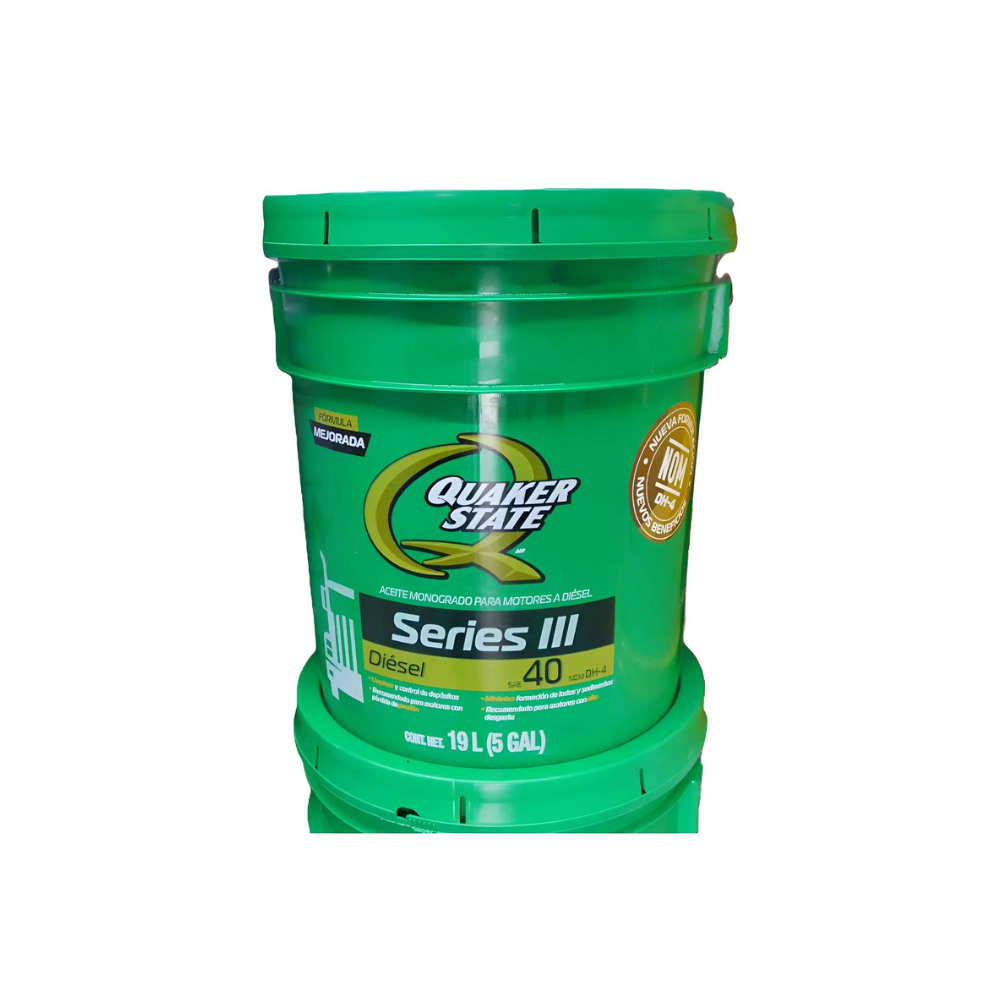 Aceite Motor Quaker State Series III SAE 40 DH-4 | 19L