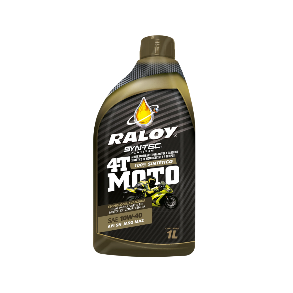 Aceite Raloy Syntec Platinum Moto 4T 10W40 | 946 ml