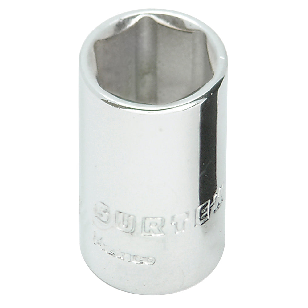 Dado cuadro de 1/4", 6 puntas, en pulgadas, 1/2" Surtek