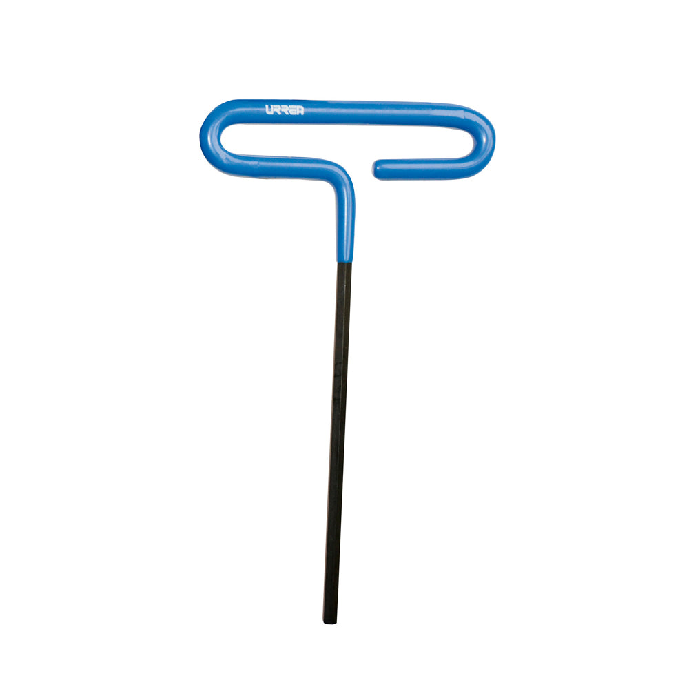 Llave hexagonal corta tipo "T" mango de vinil, métrica, 8 mm Urrea