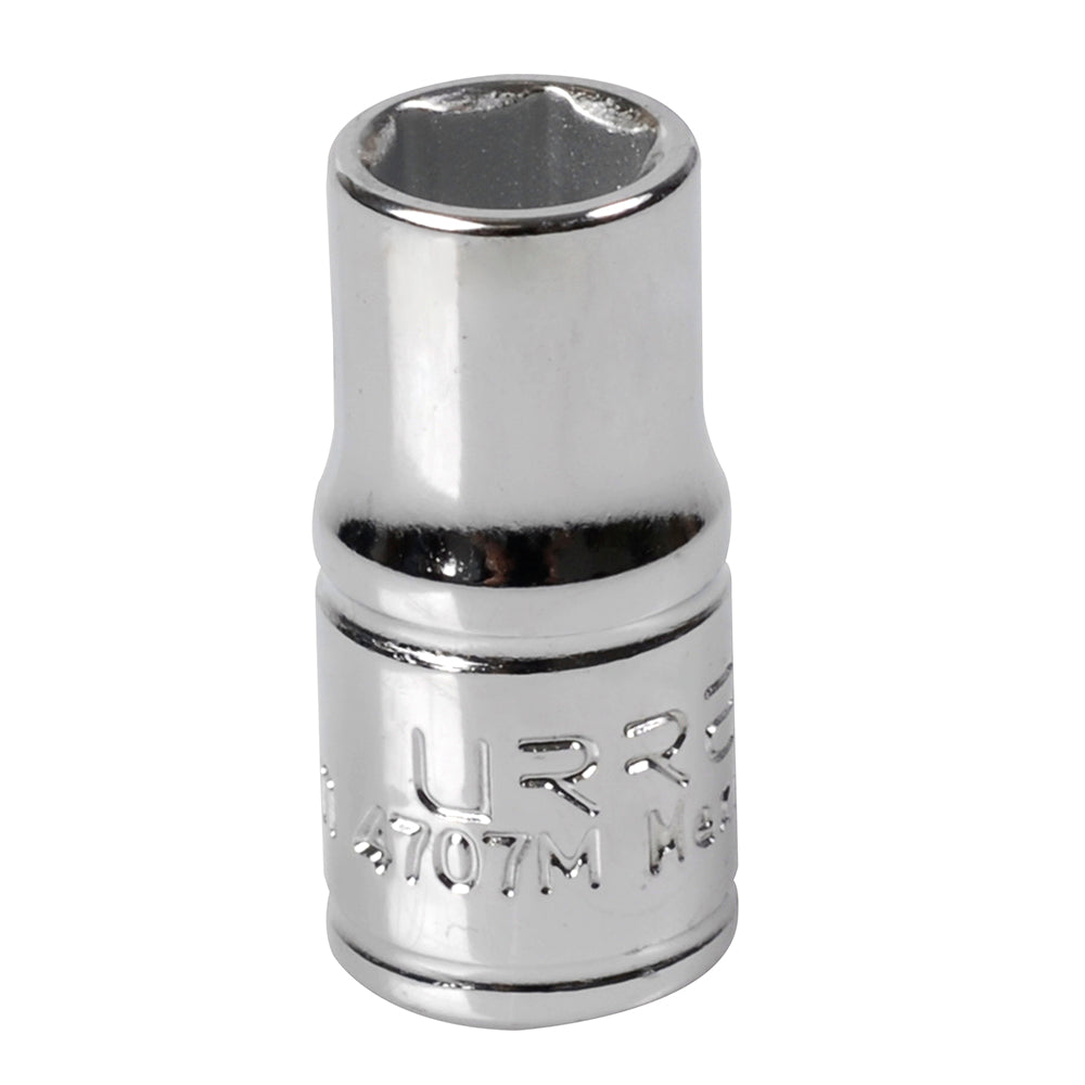 Dado cuadro de 1/4", 6 puntas, métrico, 7 mm Urrea