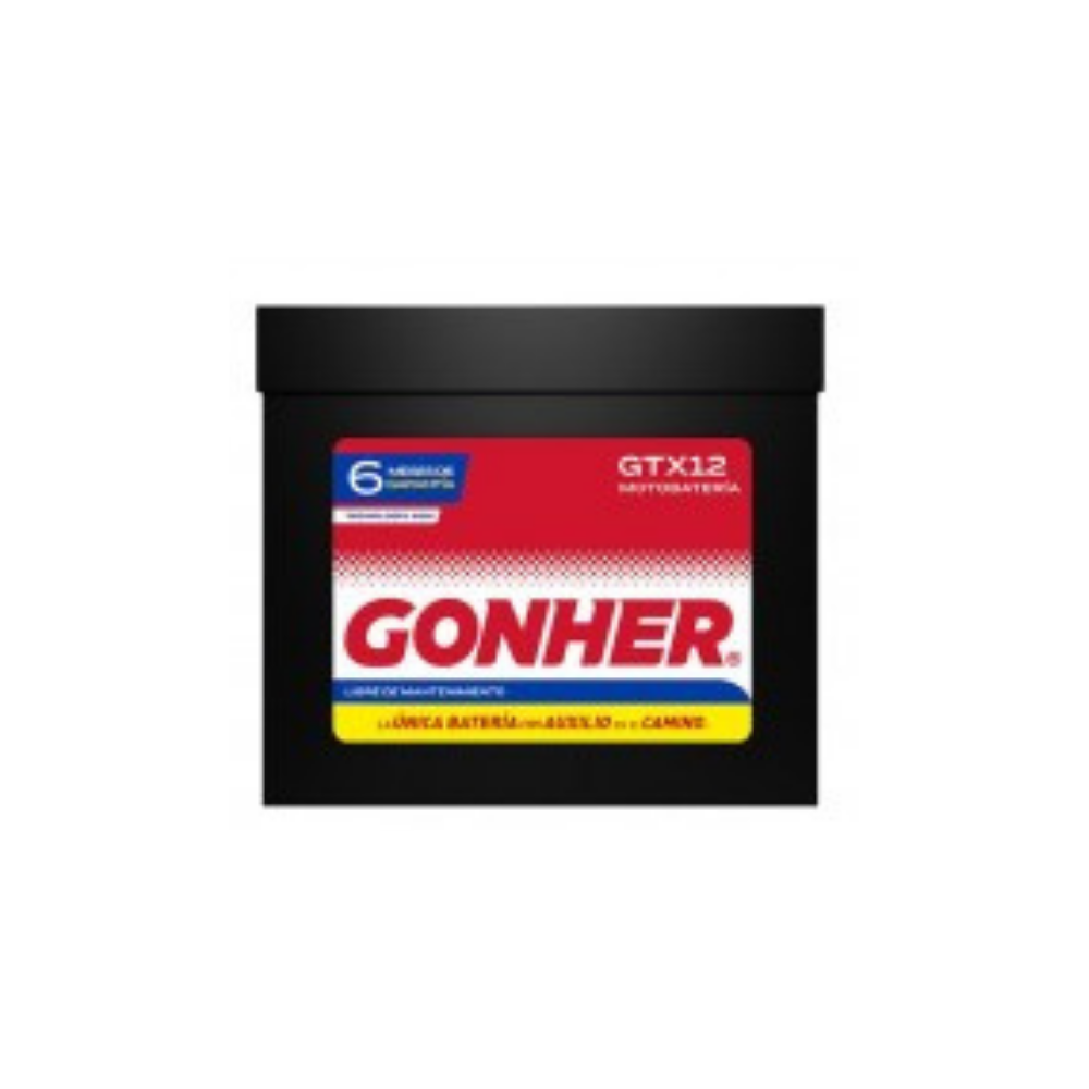 Batería Moto Gonher GTX12