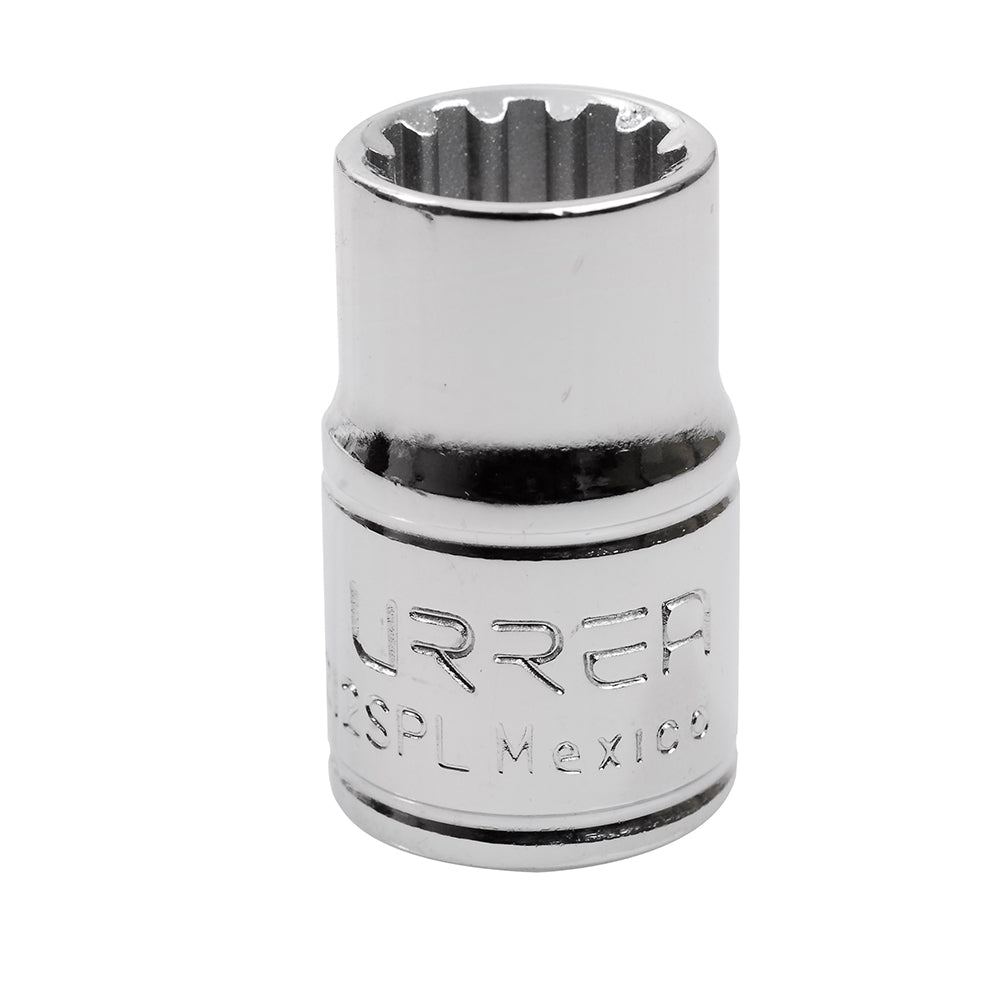 Dado Spline cuadro de 3/8", #12 Urrea