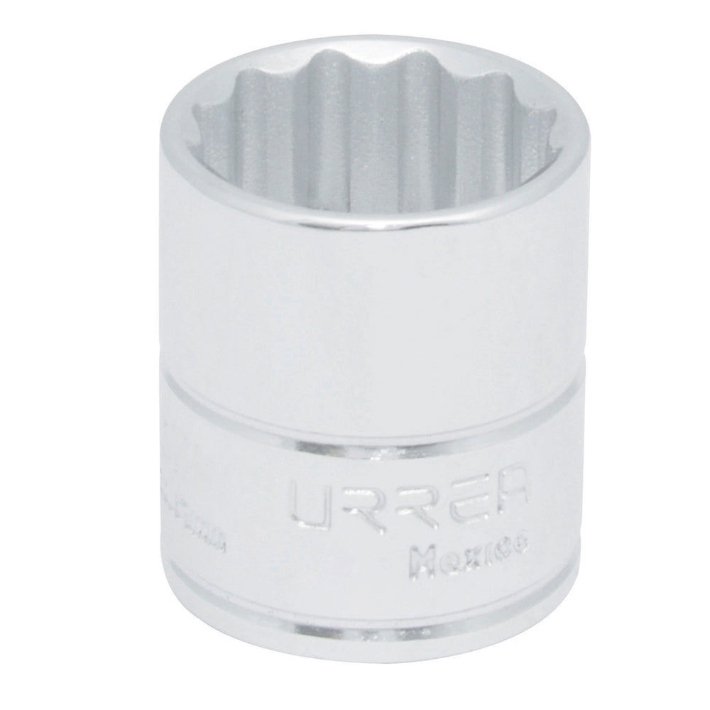 Dado cuadro de 3/8", 12 puntas, en pulgadas, 19/32" Urrea