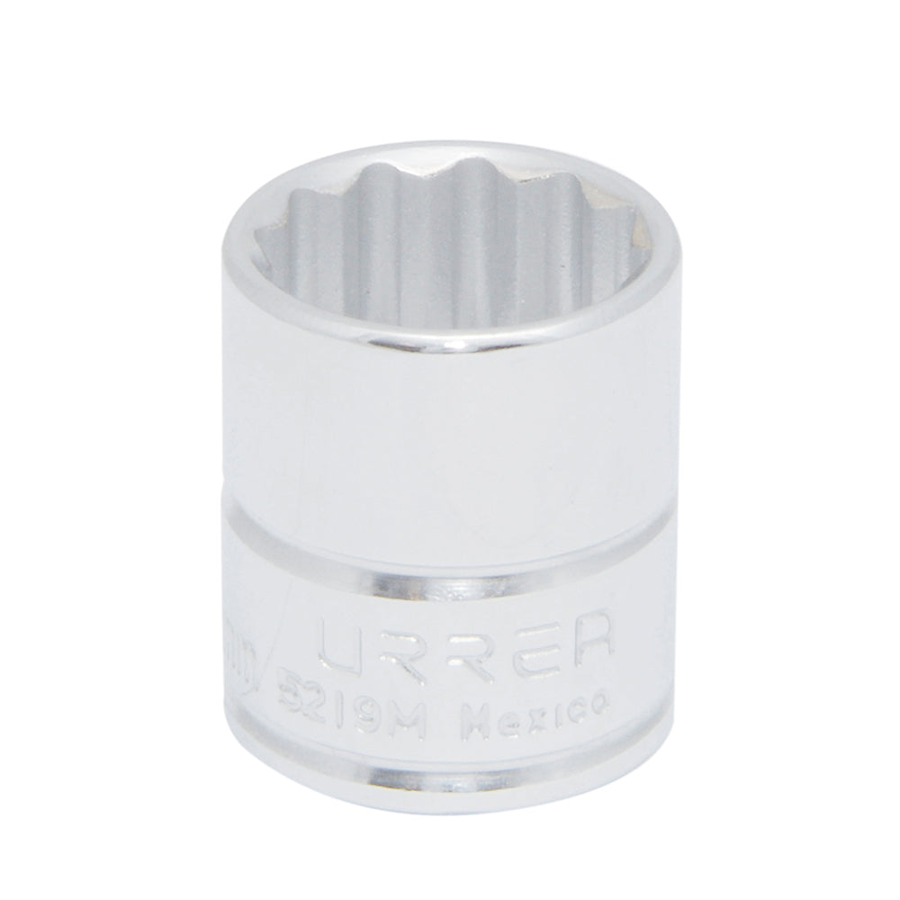 Dado cuadro de 3/8", 12 puntas, métrico, 25 mm Urrea