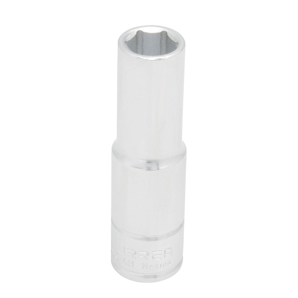 Dado largo cuadro de 1/2", 6 puntas, en pulgadas, 7/16" Urrea