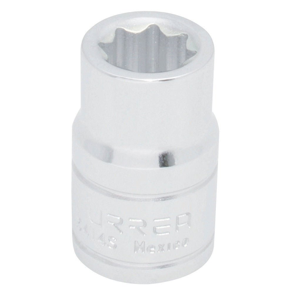 Dado cuadro de 1/2", 8 puntas, en pulgadas, 7/16" Urrea