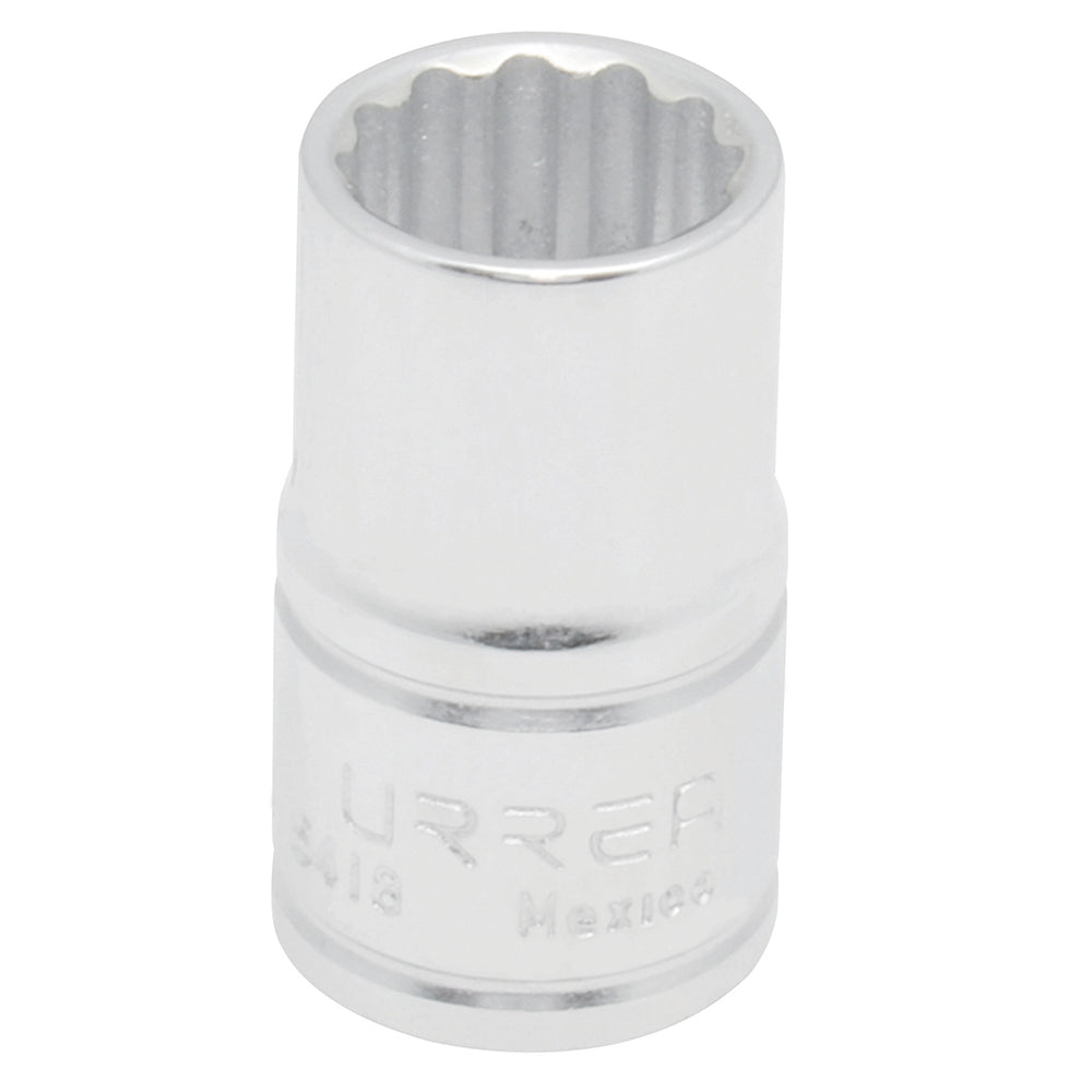 Dado cuadro de 1/2", 12 puntas, en pulgadas, 9/16" Urrea