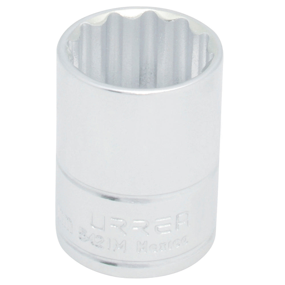 Dado cuadro de 1/2", 12 puntas, métrico, 20 mm Urrea