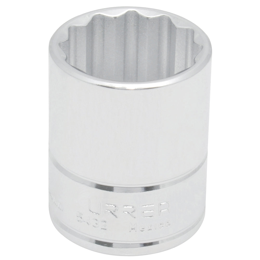 Dado cuadro de 1/2", 12 puntas, en pulgadas, 15/16" Urrea