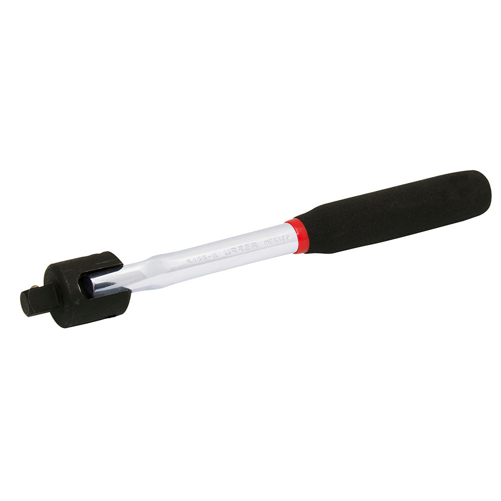 Mango articulado con mango rubber grip para dado cuadro de 1/2", 10-5/8" Urrea