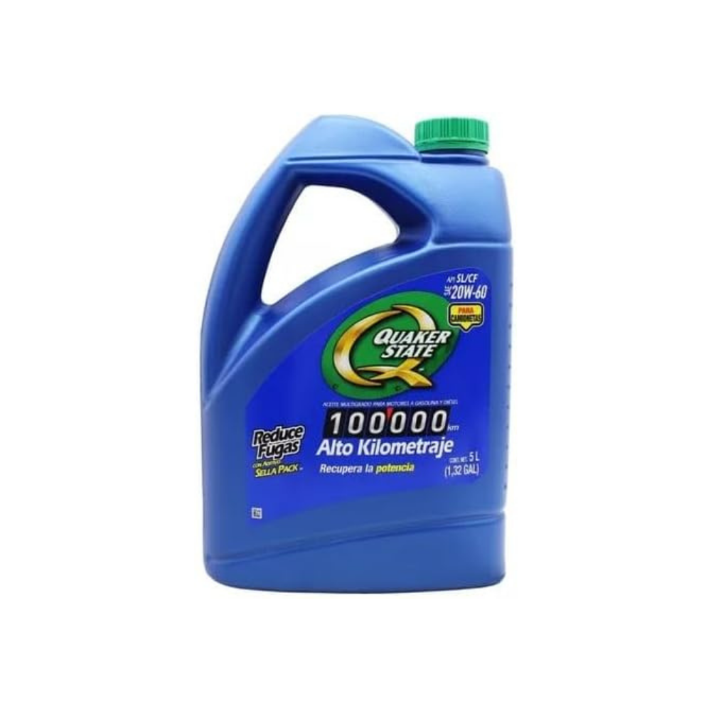 Aceite Motor Quaker State Alto Kilometraje 20W60 | 946ml