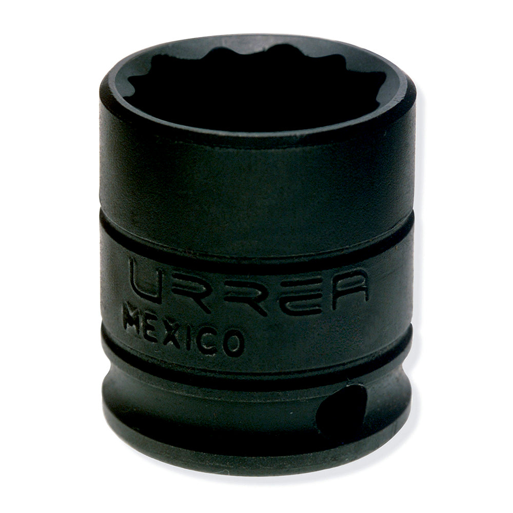 Dado de impacto cuadro de 3/8", 12 puntas, en pulgadas, 7/8" Urrea