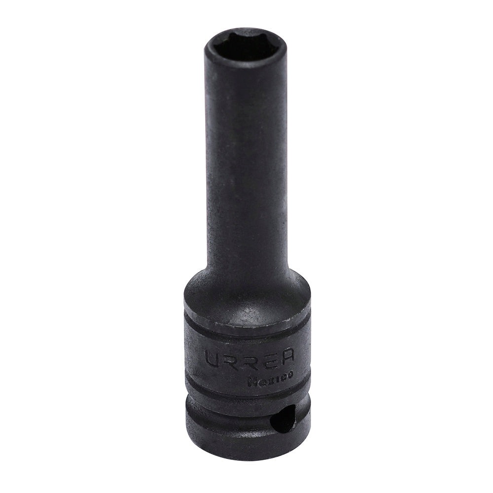 Dado de impacto pared delgada cuadro de 1/2", 6 puntas, métrico, 14 mm Urrea