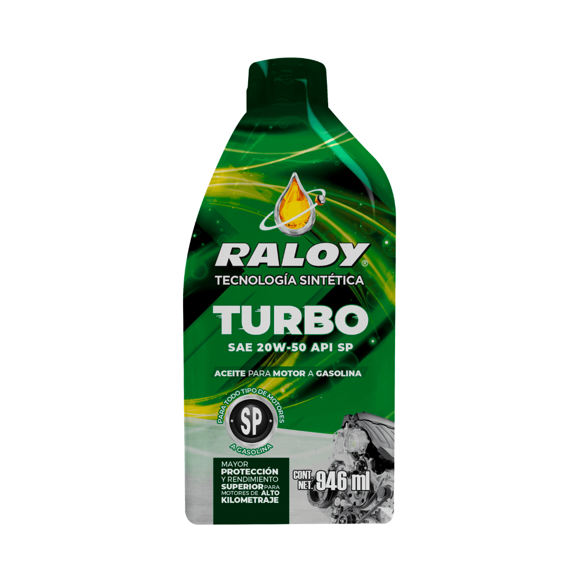 Aceite Raloy Racing Turbo 20W50  | 946ml