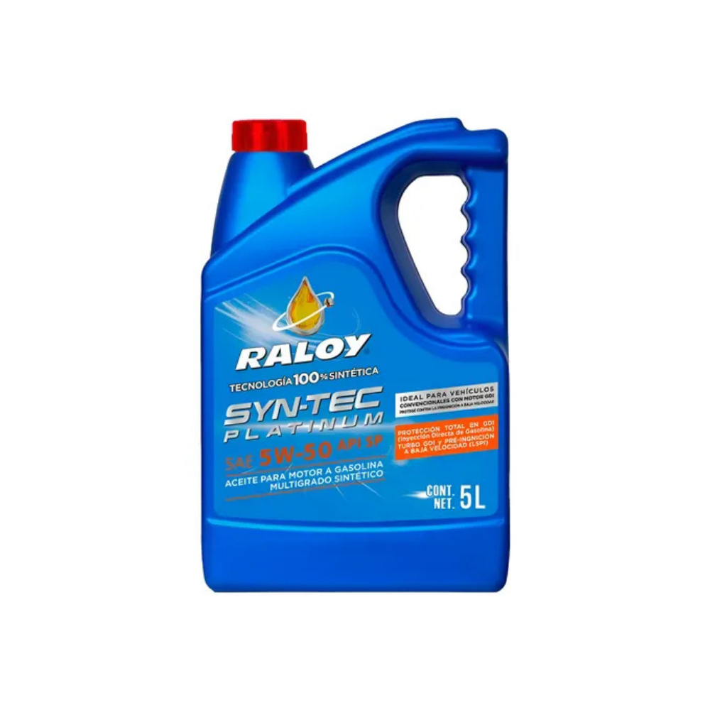 Aceite Raloy sintético Syn Tec Platinum 5W50 | 5L