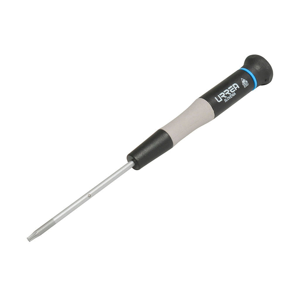 Destornillador de precisión ESD anti-estáticos, punta Torx T10 x 3-5/32" Urrea