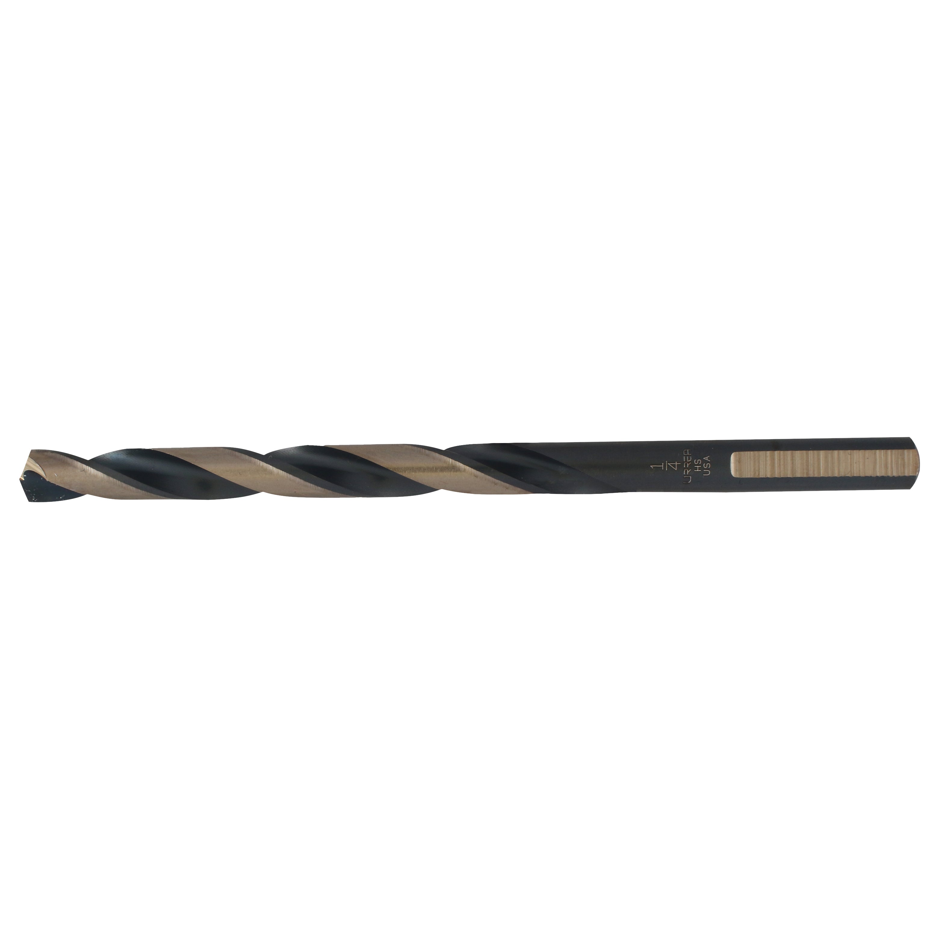 Broca premium de acero de alta velocidad 1/4" zanco 3 planos Urrea