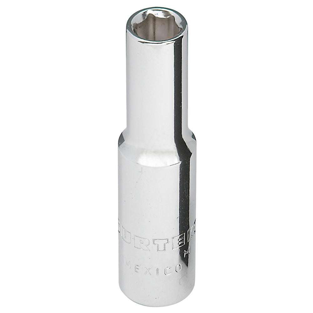 Dado largo cuadro de 1/4", 6 puntas, en pulgadas, 1/4" Surtek