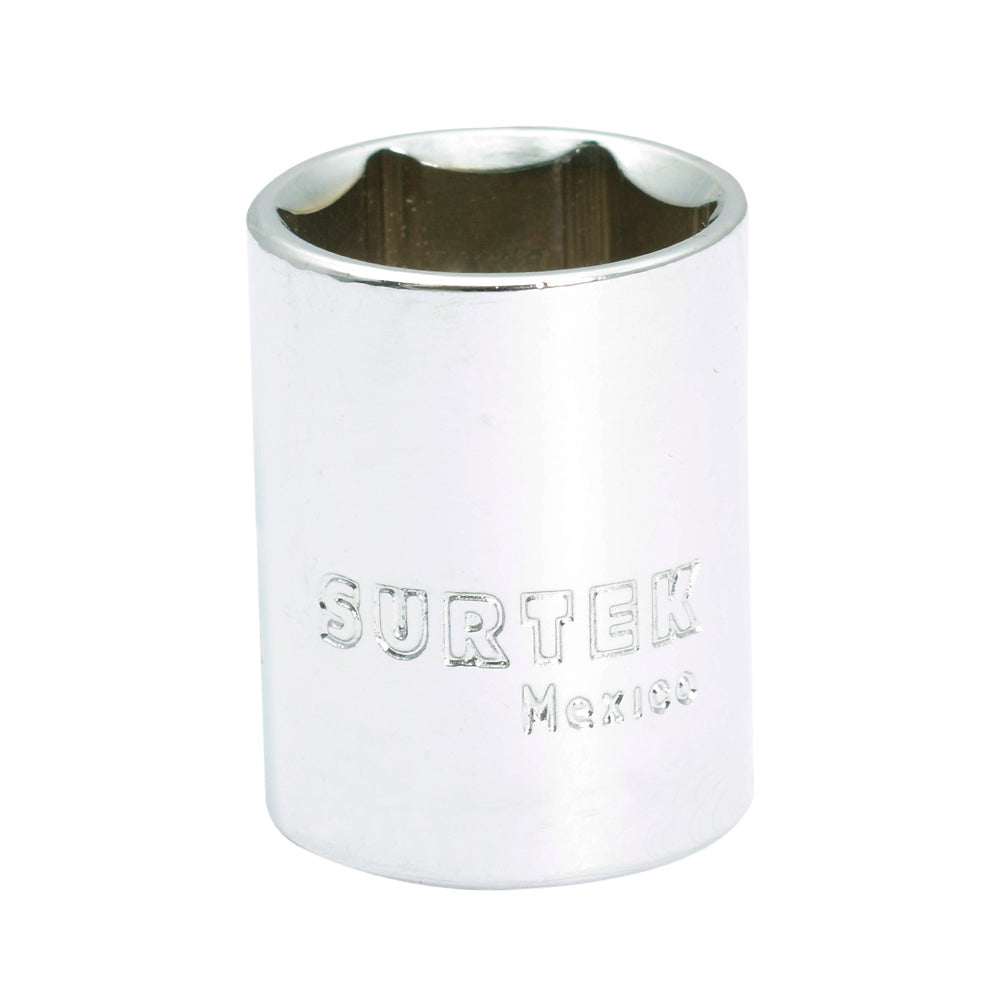 Dado largo cuadro de 3/8" 6 puntas, en pulgadas, 1/2" Surtek