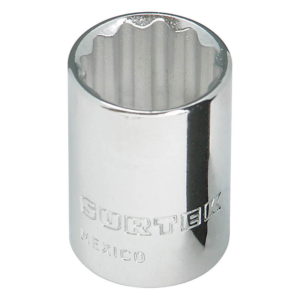Dado cuadro de 3/8", 12 puntas, en pulgadas, 9/16" Surtek