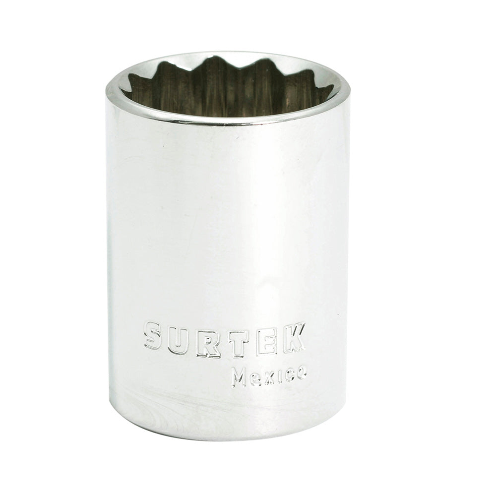 Dado en pulgadas cuadro de 1/2", 12 puntas, 13/16" Surtek