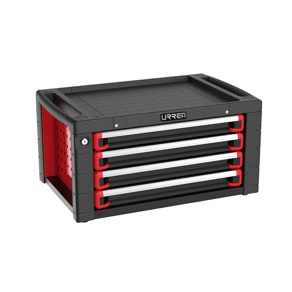 Gabinete superior 4 gavetas color rojo y negro serie HD 28" Urrea