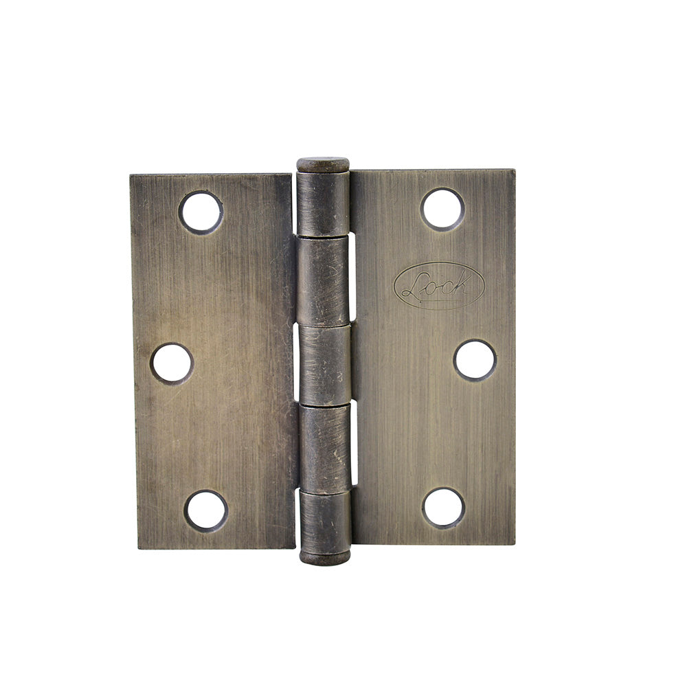 Bisagra cuadrada perno suelto de acero latón antiguo 2" x 2" Lock
