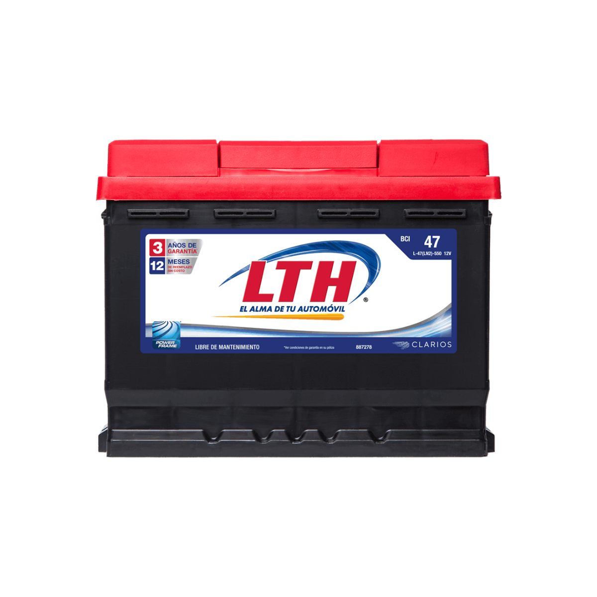 Batería LTH L47(LN2)550 | 12V