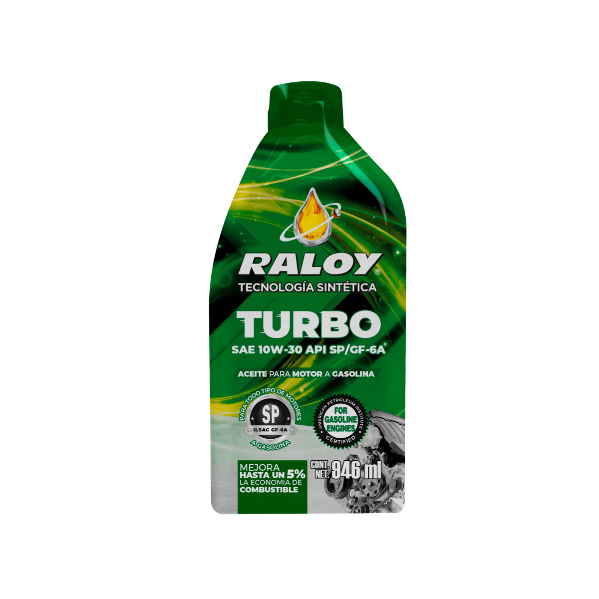 Aceite Raloy Turbo 10W-30 API SP/GF-6A | 946ml