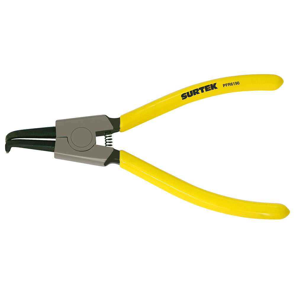 Pinza para anillos de retención fijas externo 1.8 mm ángulo de 90° doble mango de vinil Surtek