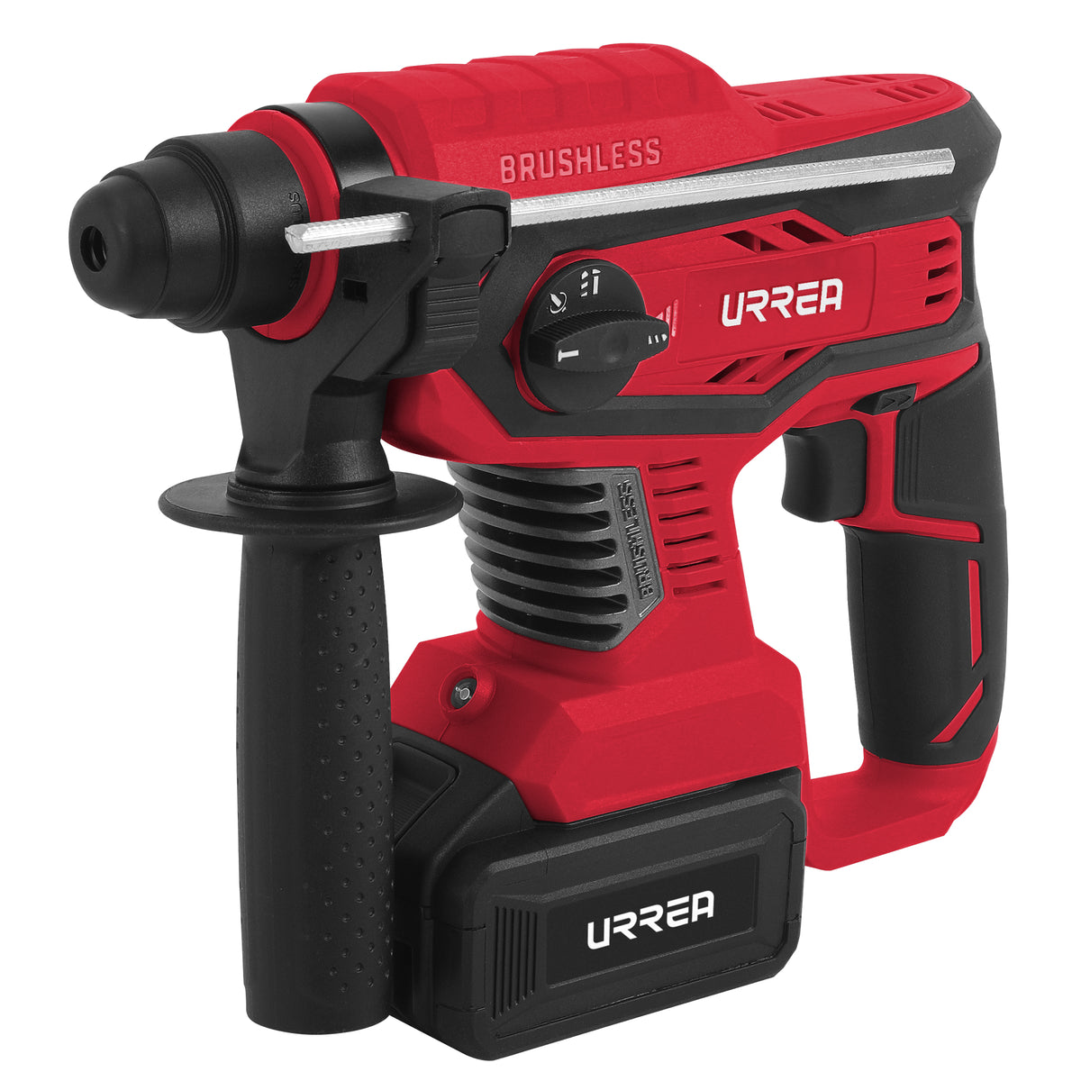 Rotomartillo SDS plus 4Ah a batería Litio-ion 20 V, 1400 RPM Urrea