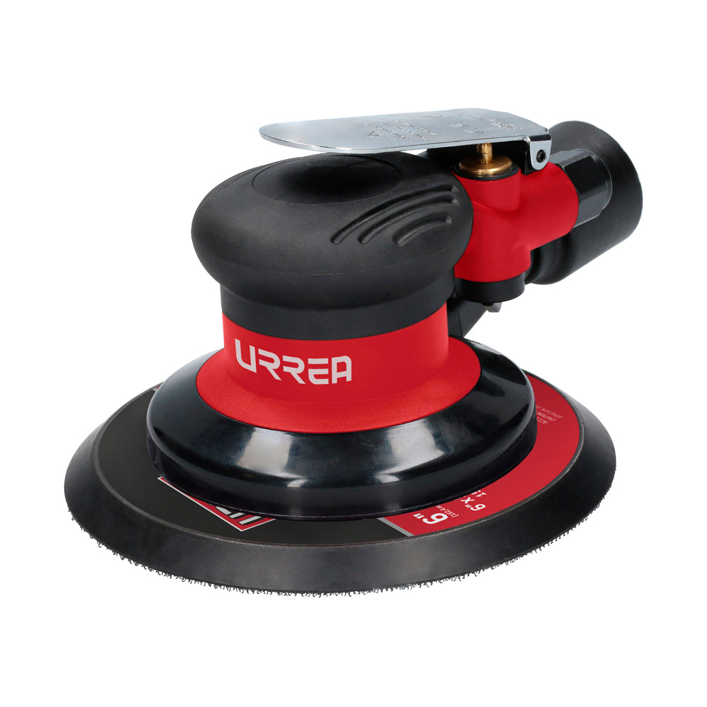 Lijadora neumática roto-orbital 6" 12,000RPM, eje de 5/16" Urrea